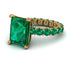 Mark's Custom Fancy Emerald Engagement Ring - River No. 190