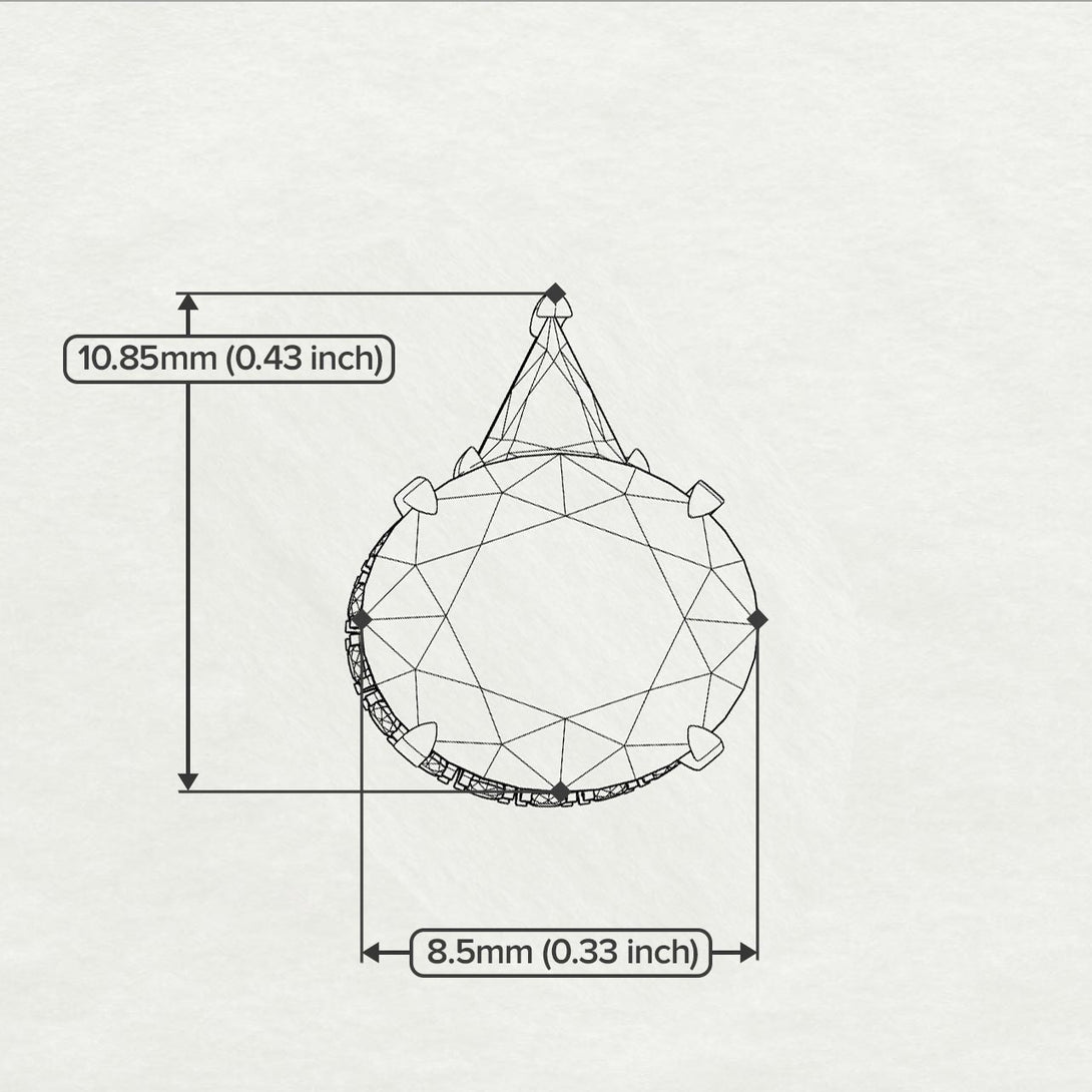 Hidden Halo Ruby Earrings - Rosalie No. 41