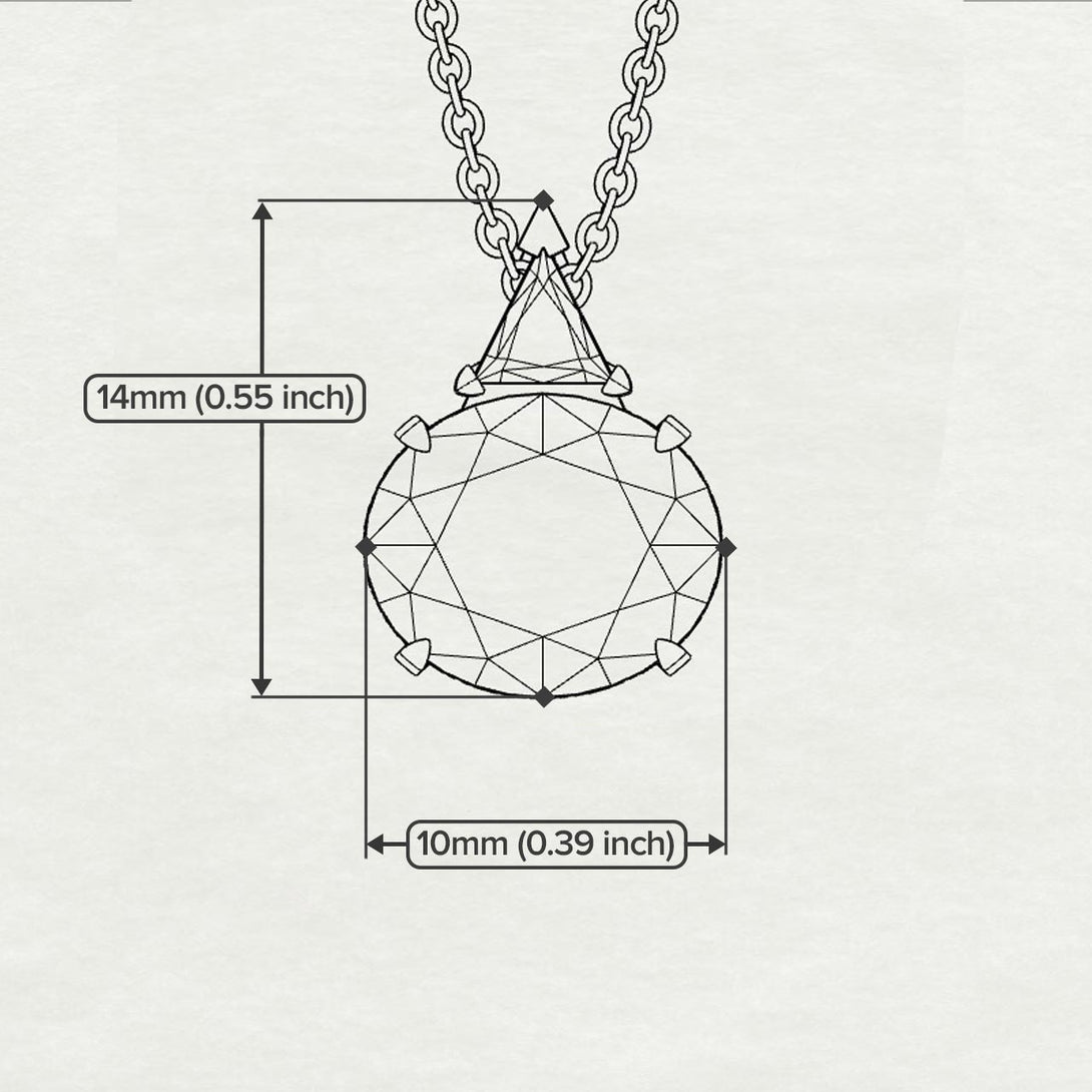 Hidden Halo Black Diamond Necklace - Rosalie No. 23