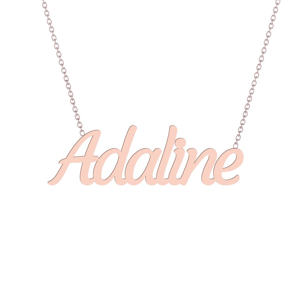 Gold Name Necklace - Adaline
