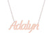 Gold Name Necklace - Adalyn