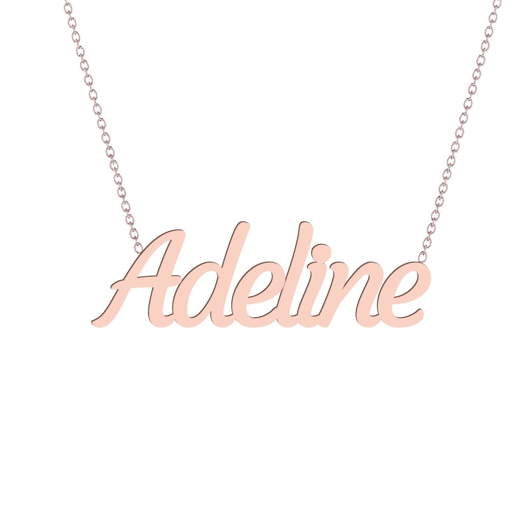 Gold Name Necklace - Adeline
