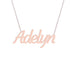 Gold Name Necklace - Adelyn