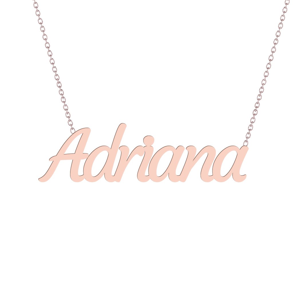 Gold Name Necklace - Adriana