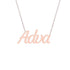 Gold Name Necklace - Adva