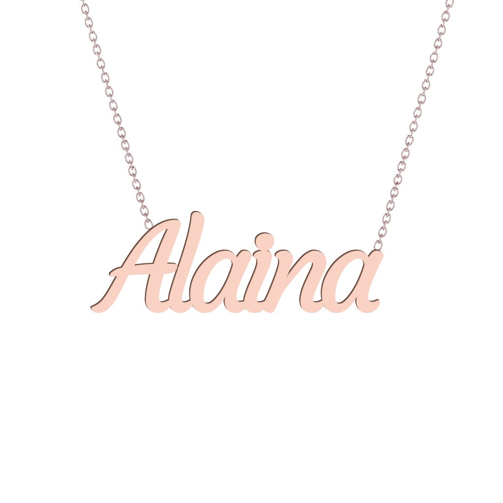 Gold Name Necklace - Alaina