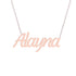 Gold Name Necklace - Alayna