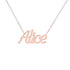 Gold Name Necklace - Alice