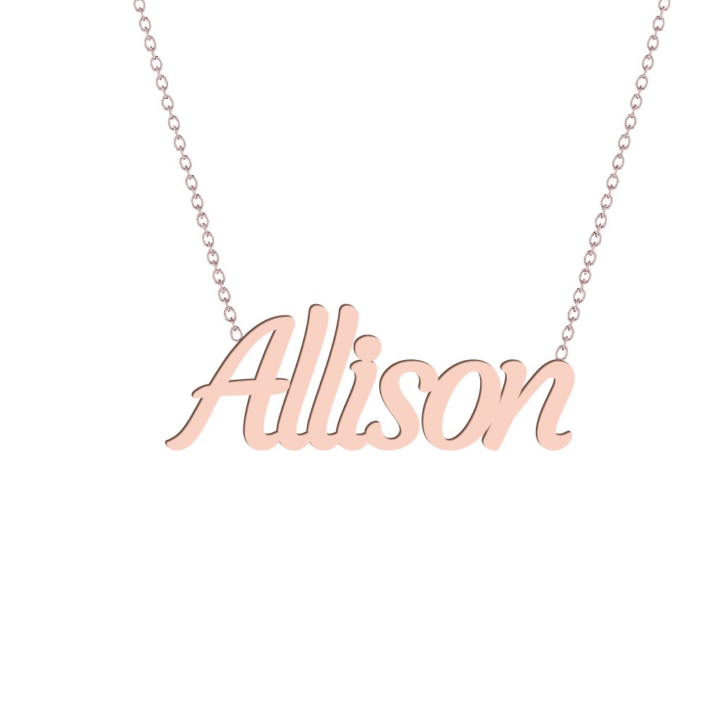 Gold Name Necklace - Allison