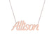 Gold Name Necklace - Allison