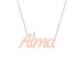 Gold Name Necklace - Alma