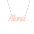Gold Name Necklace - Alona