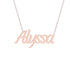 Gold Name Necklace - Alyssa