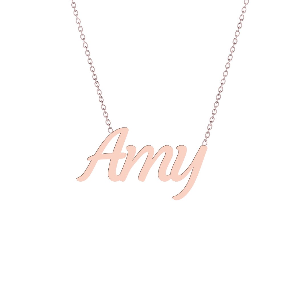 Gold Name Necklace - Amy