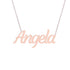Gold Name Necklace - Angela