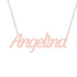 Gold Name Necklace - Angelina