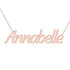 Gold Name Necklace - Annabelle