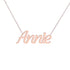 Gold Name Necklace - Annie