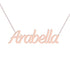 Gold Name Necklace - Arabella