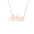 Gold Name Necklace - Arbel