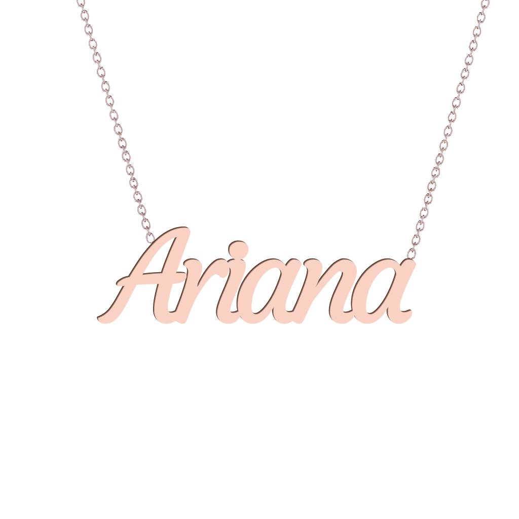 Gold Name Necklace - Ariana
