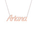 Gold Name Necklace - Ariana