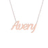 Gold Name Necklace - Avery