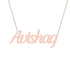 Gold Name Necklace - Avishag
