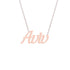 Gold Name Necklace - Aviv