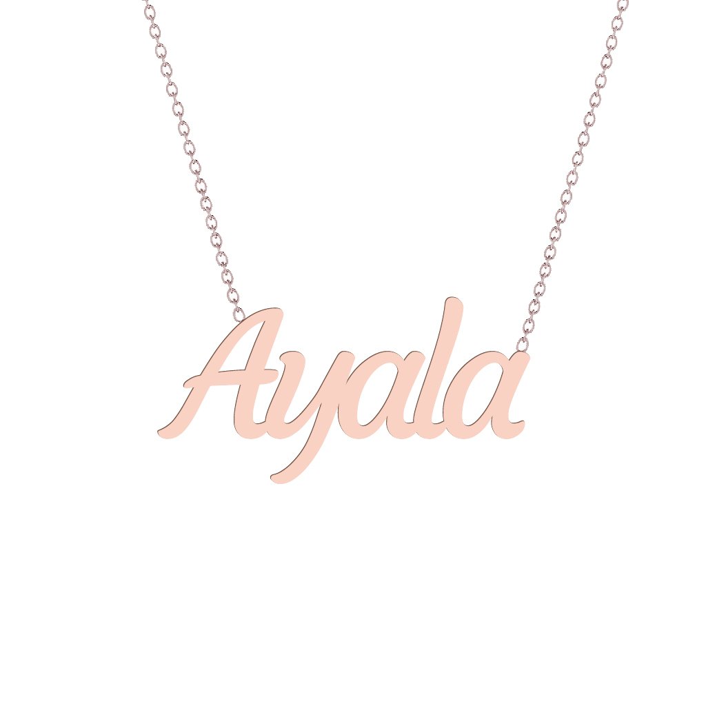 Gold Name Necklace - Ayala