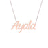 Gold Name Necklace - Ayala