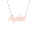 Gold Name Necklace - Ayelet