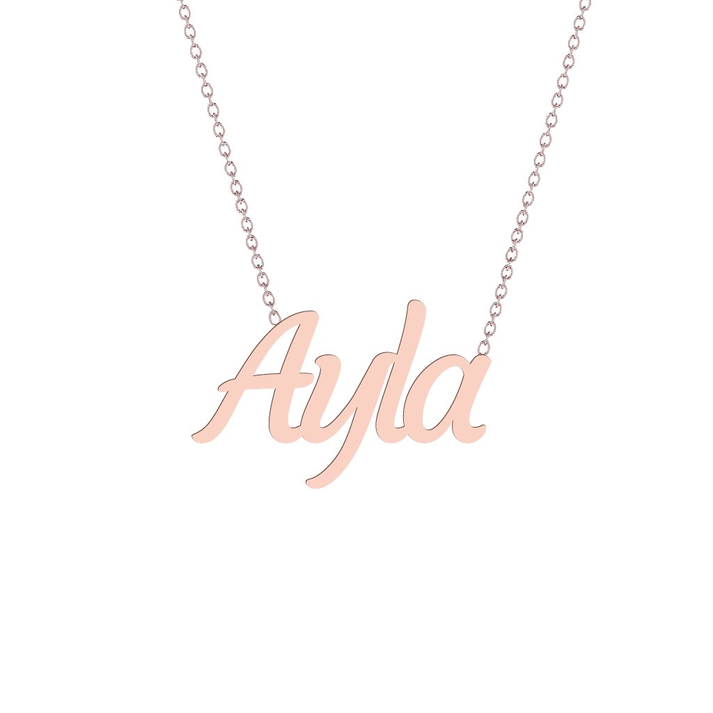 Gold Name Necklace - Ayla