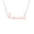 Gold Name Necklace - Basma - بسمة