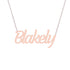 Gold Name Necklace - Blakely