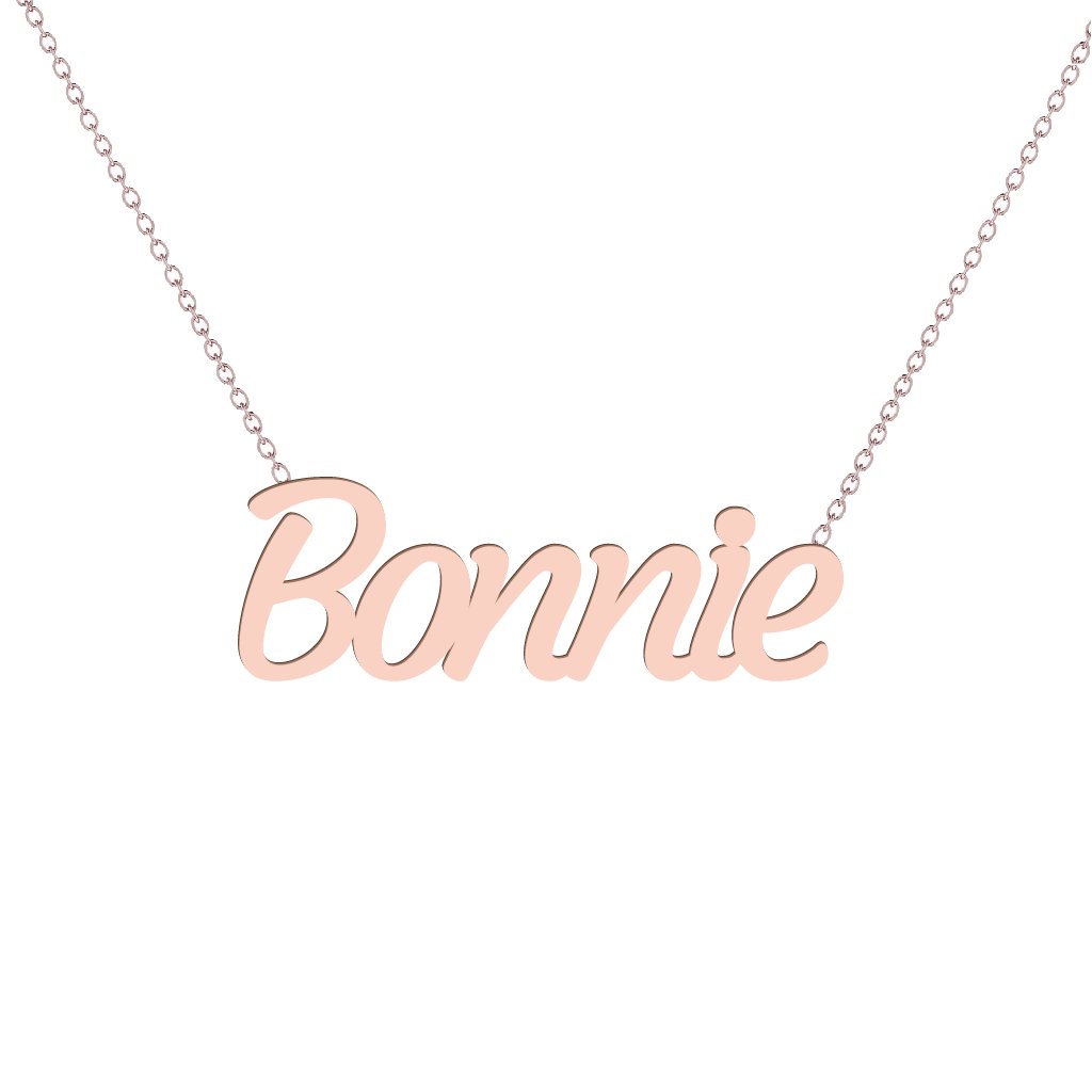 Gold Name Necklace - Bonnie