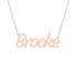 Gold Name Necklace - Brooke