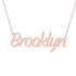 Gold Name Necklace - Brooklyn
