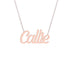 Gold Name Necklace - Callie