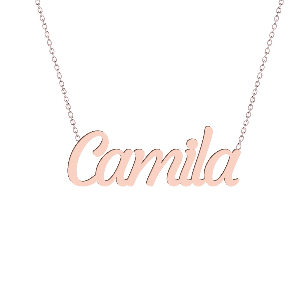 Gold Name Necklace - Camila