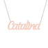 Gold Name Necklace - Catalina