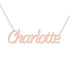 Gold Name Necklace - Charlotte
