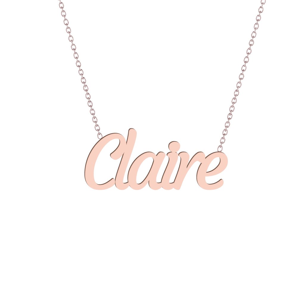 Gold Name Necklace - Claire