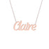Gold Name Necklace - Claire