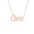 Gold Name Necklace - Cora