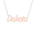 Gold Name Necklace - Dakota