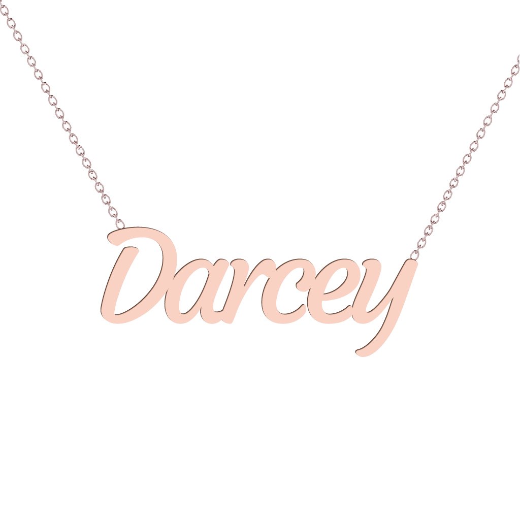Gold Name Necklace - Darcey