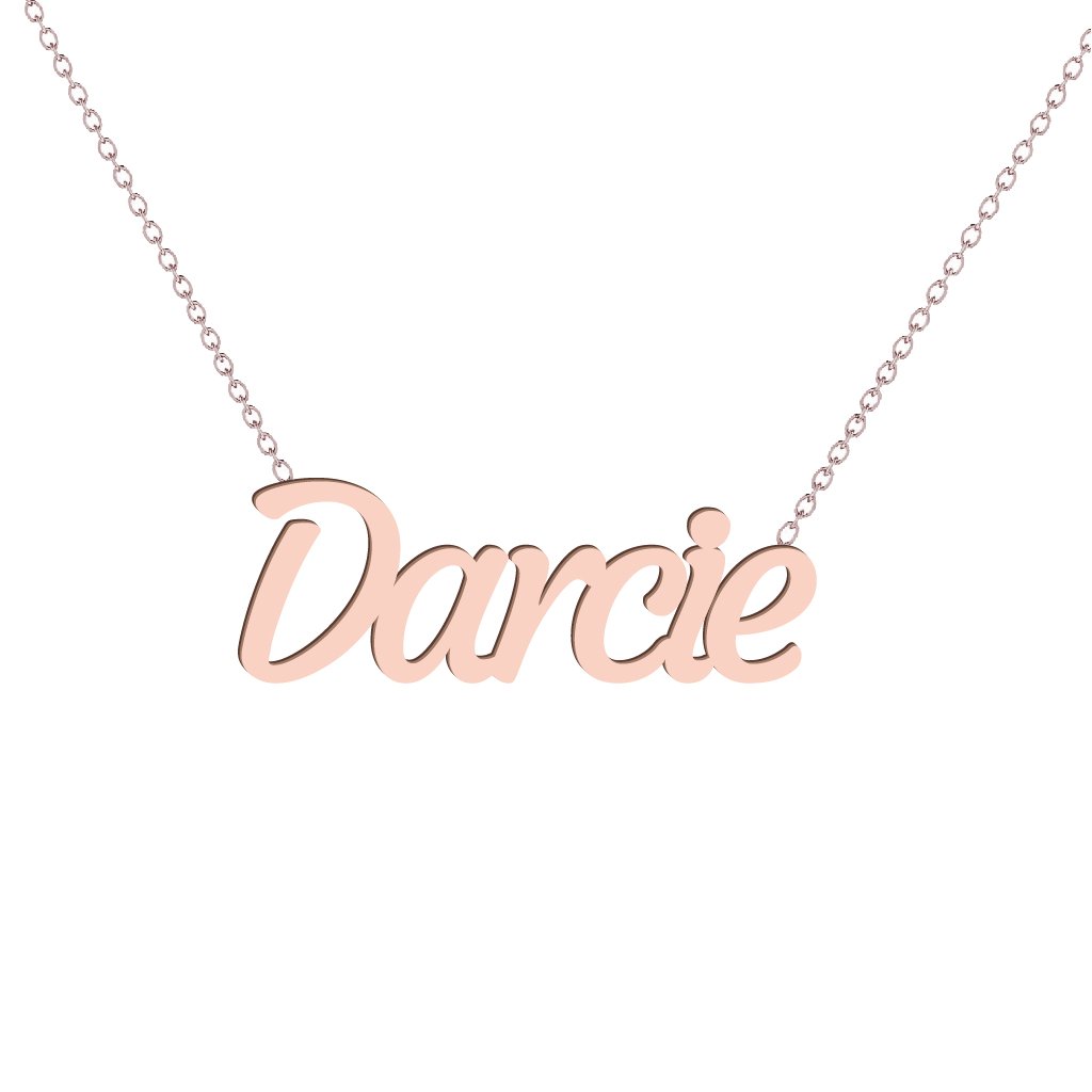 Gold Name Necklace - Darcie