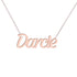 Gold Name Necklace - Darcie