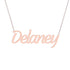 Gold Name Necklace - Delaney